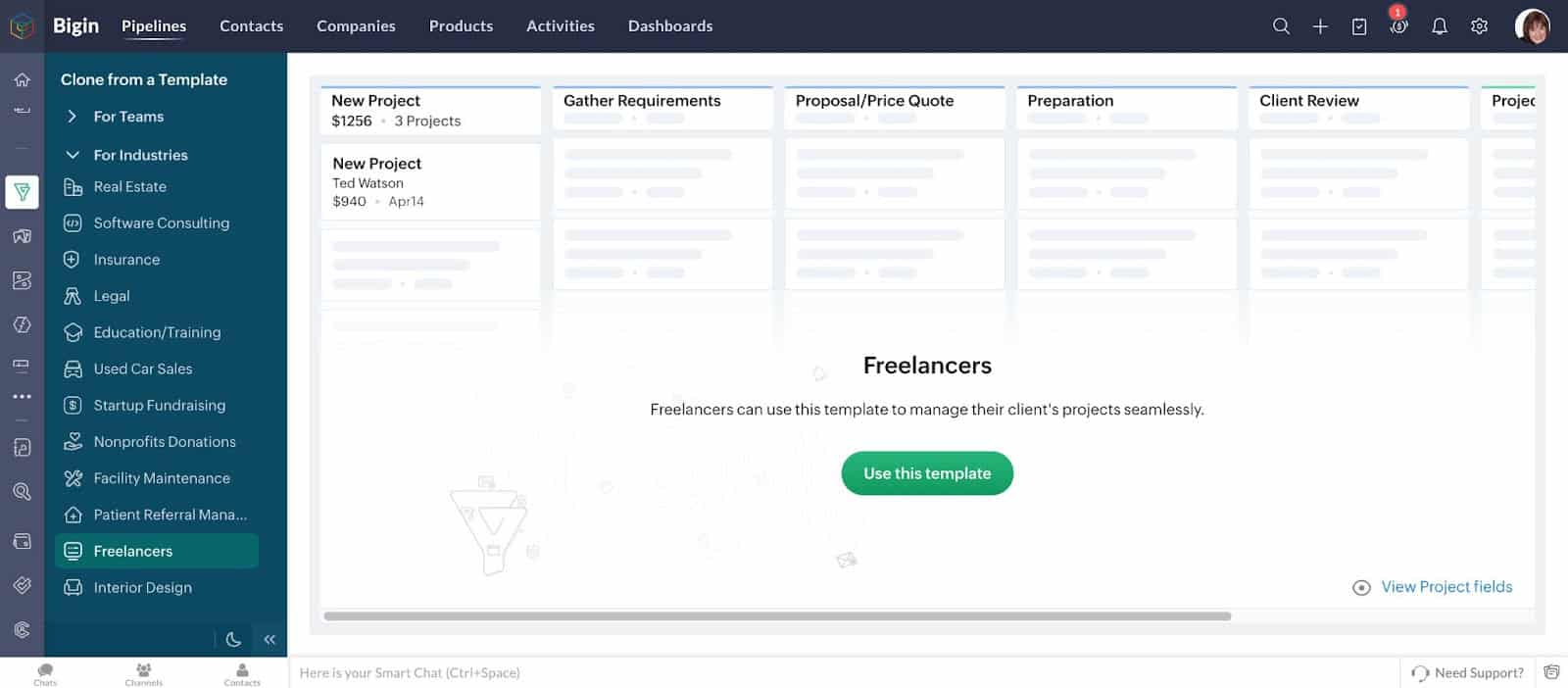 Use Zoho Bigin to Turn Spreadsheets into a Sales Pipeline That Closes Deals 6 Zoho Bigin - sales pipeline templates