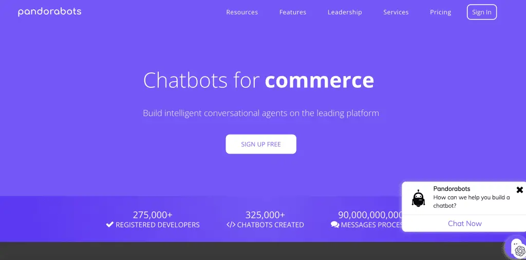 pandorabots chatbot builder